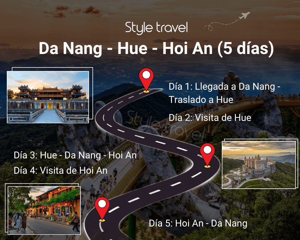 Danang - Hue - Hoi An (5 days)