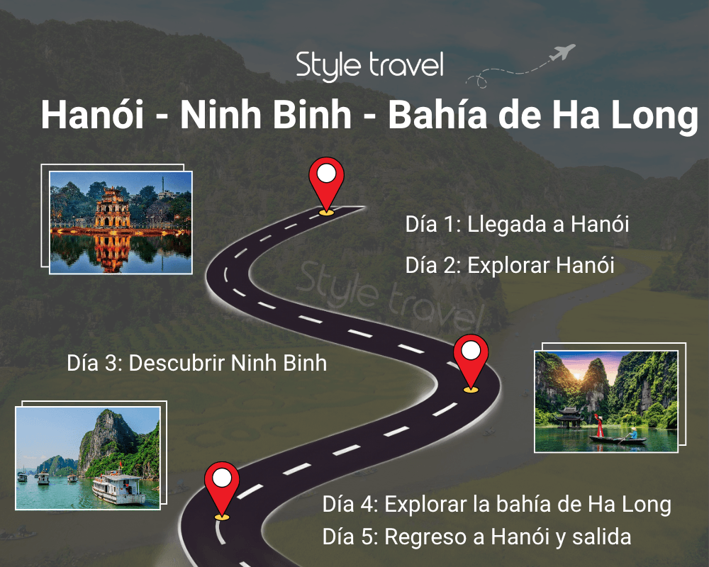 Hanói - Ninh Binh - Bahía de Ha Long