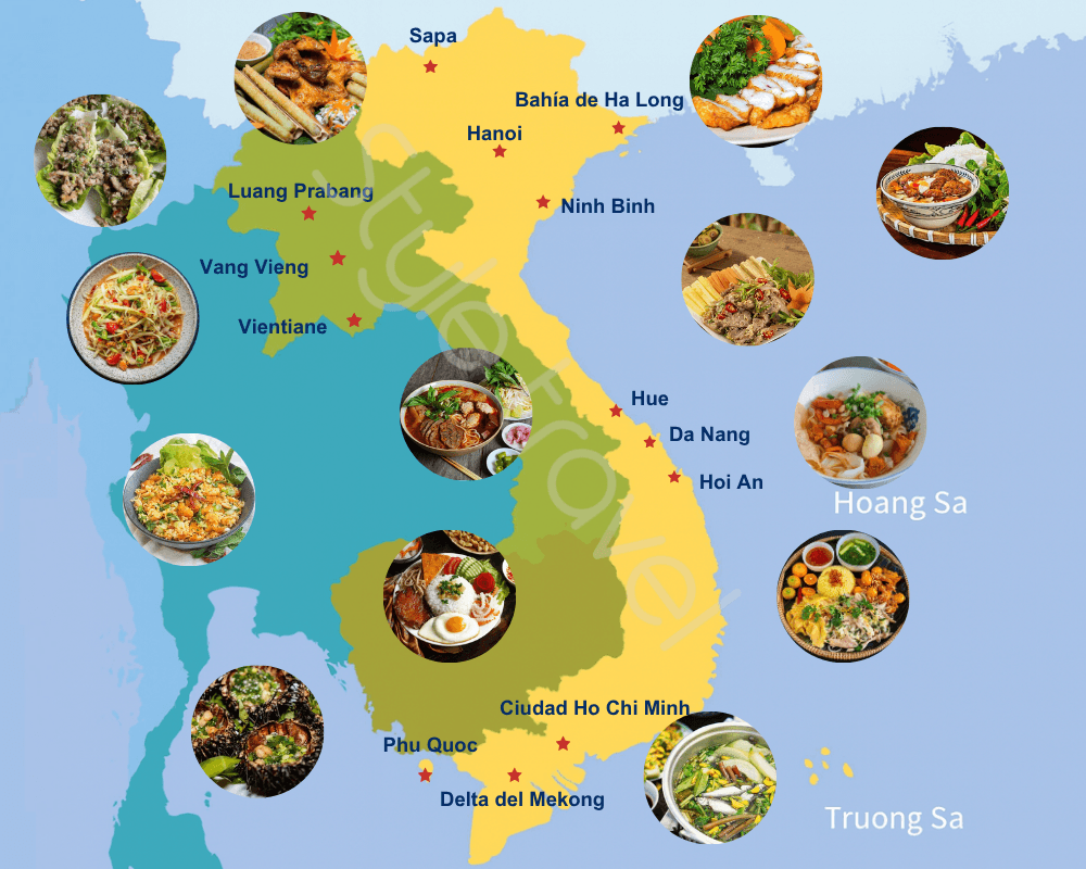 Vietnam and Laos food